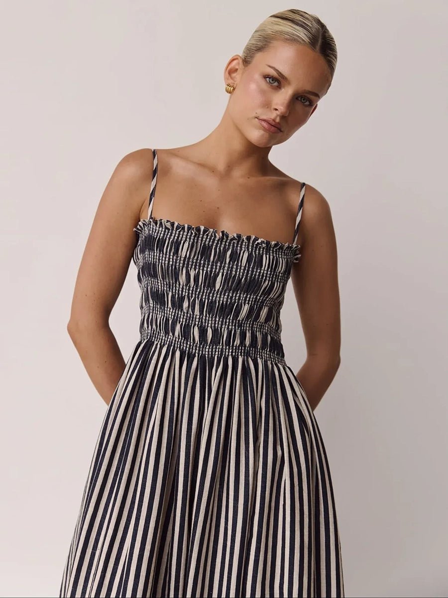 Aster Smocked Bust A Line Maxi Dressmaxi dressCelidiorCelidiorCJLY289444101AZnull