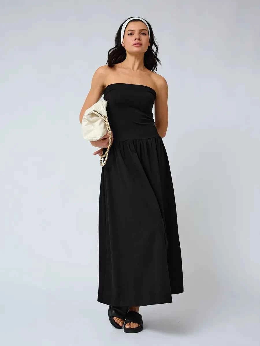 Astrid Strapless Pleated Evening Dressmaxi dressCelidiorCelidiorCJLY287477419SHnull