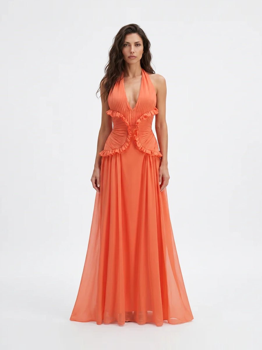 Atrix Hollow Out Halter Floor Length Dressmaxi dressCelidiorCelidiorCJLY283404901AZnull