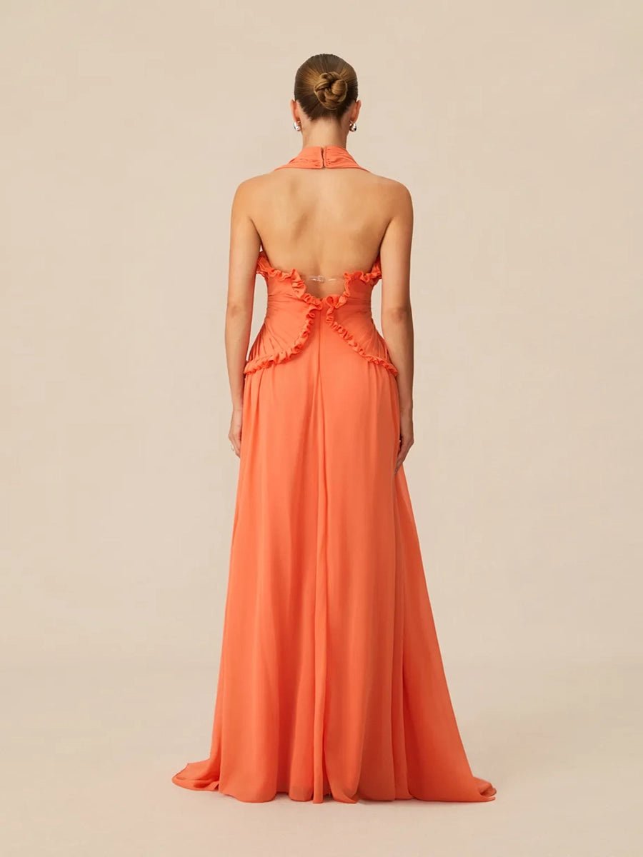 Atrix Hollow Out Halter Floor Length Dressmaxi dressCelidiorCelidiorCJLY283404901AZnull