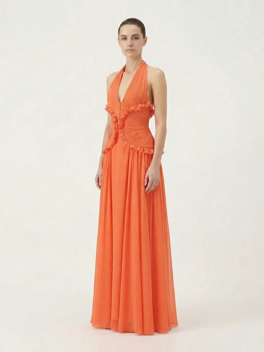 Atrix Hollow Out Halter Floor Length Dressmaxi dressCelidiorCelidiorCJLY283404901AZnull