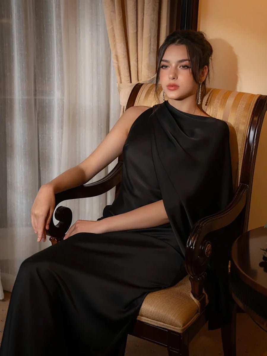Awziya Satin Elegant Maxi Evening Dressmidi dressCelidiorCelidiorCJLY312045101AS1null