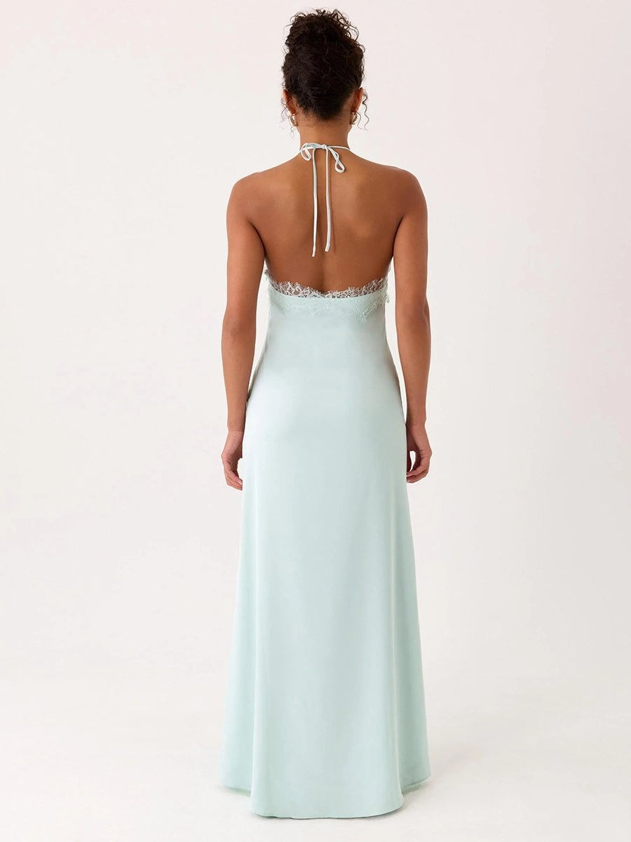 Azel Lace Spliced Backless Slip Dressmaxi dressCelidiorCelidiorCJLY286983304DWnull