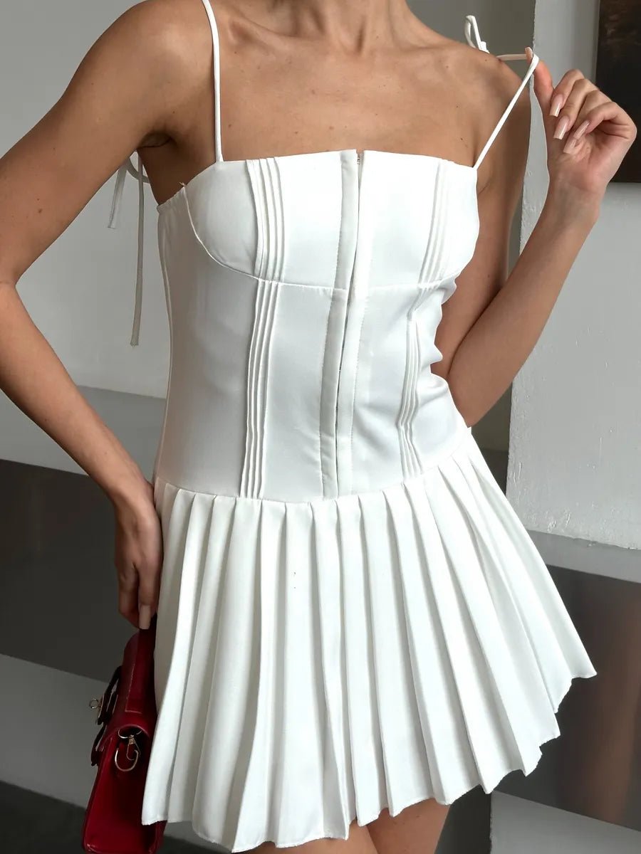 Azure Summer Strappy Suspender Corset Dressmini dressCelidiorCelidiorCJLY197727601AZ