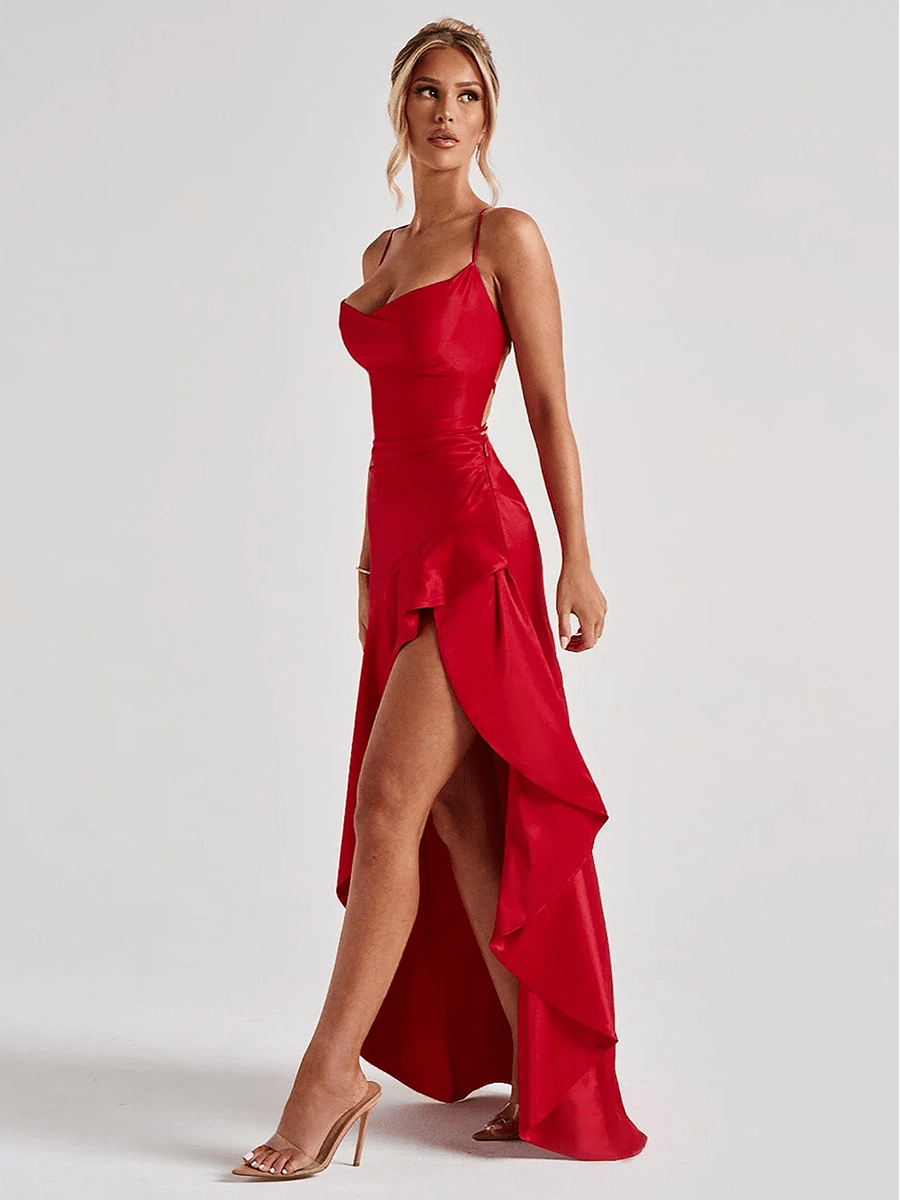 Bethany Backless Ruffles Irregular Dress SummerOtherCelidiorCelidiorCJLY232643601AZ