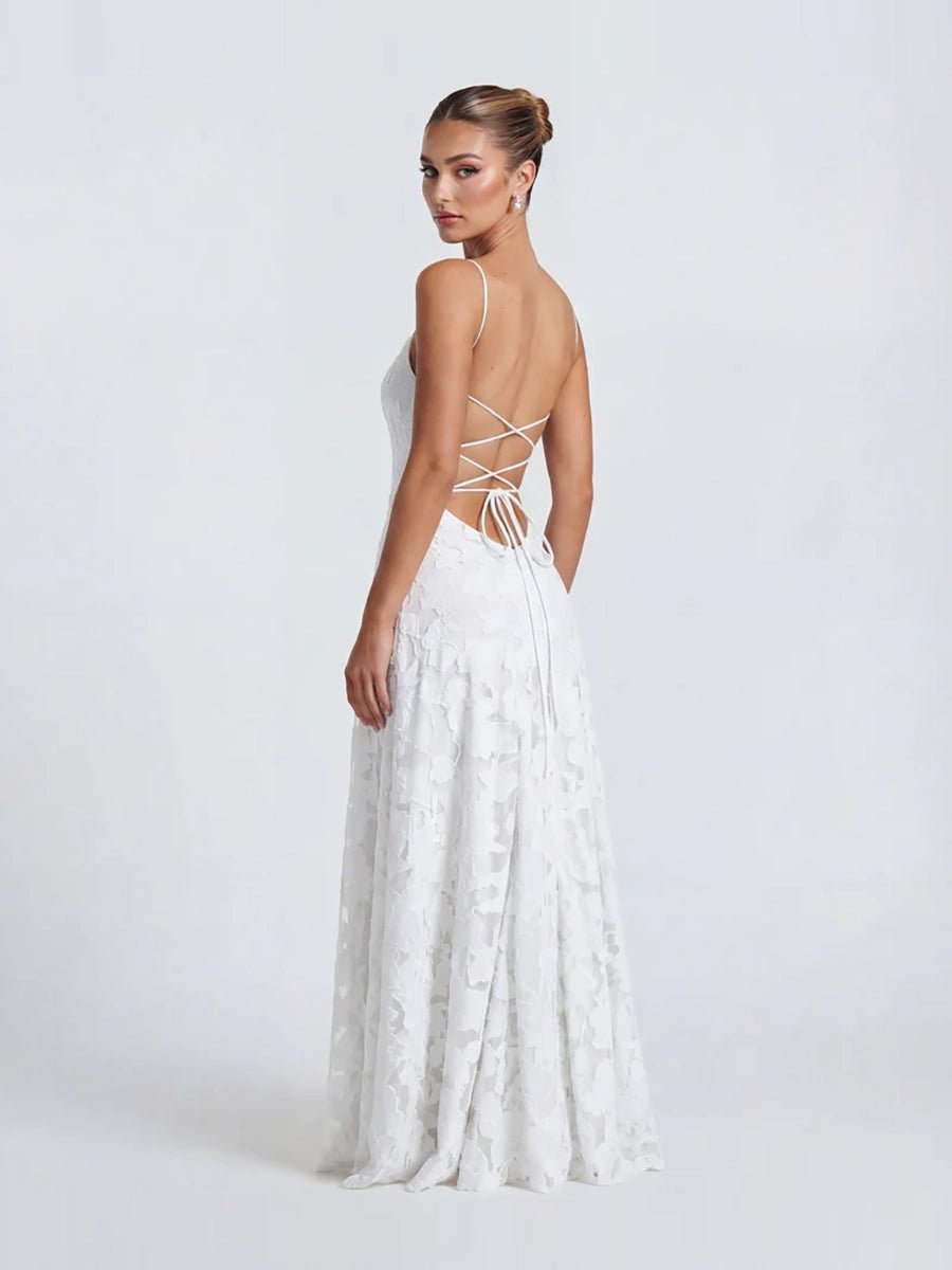 Blaise Sling Backless Lace Up Dressmaxi dressCelidiorCelidiorCJLY244535201AZnull