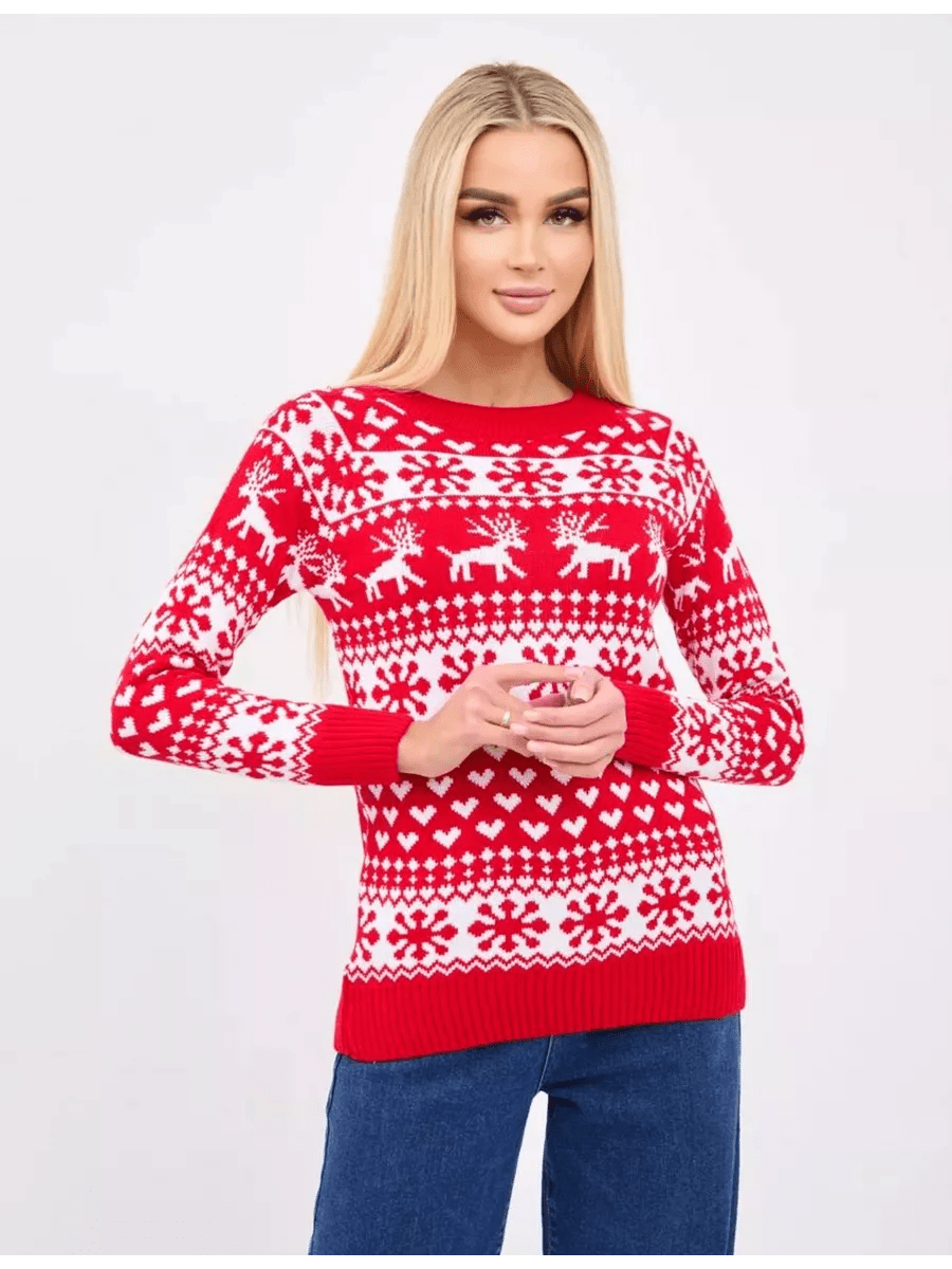Brigitte Christmas SweaterOtherCelidiorCelidiorCJNSSYMY02636-Red-One size