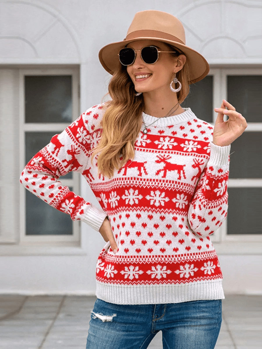 Brigitte Christmas SweaterOtherCelidiorCelidiorCJNSSYMY02636-White-One size