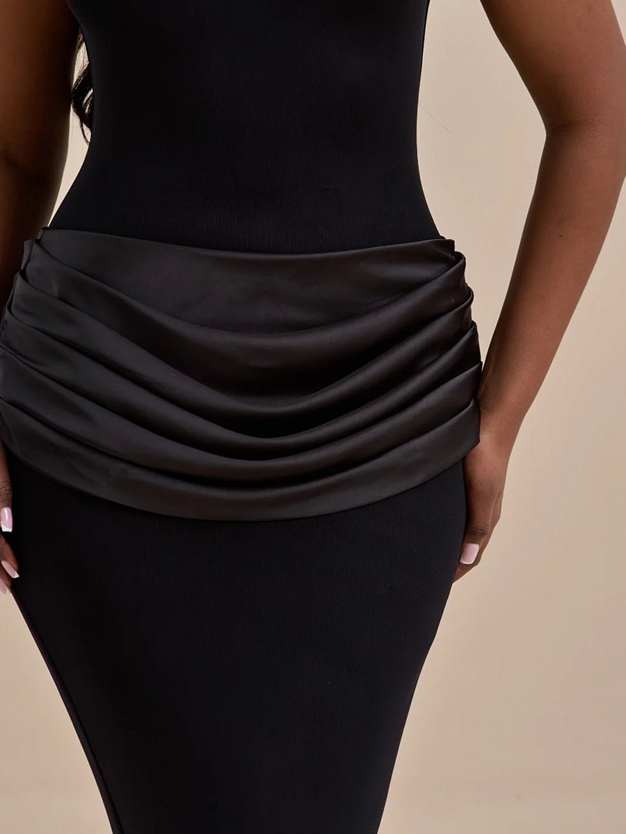 Ehlani Elegant Slim Sleeveless Pleated DressWomen > Dresses > Sleeveless Pleated DressCelidiorCelidiorCJLY234335701AZ