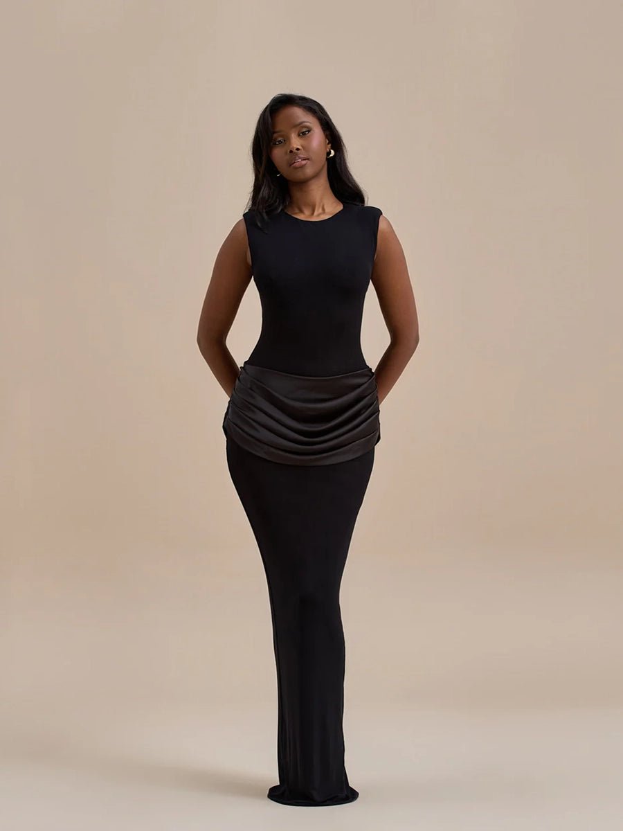 Ehlani Elegant Slim Sleeveless Pleated DressWomen > Dresses > Sleeveless Pleated DressCelidiorCelidiorCJLY234335701AZ