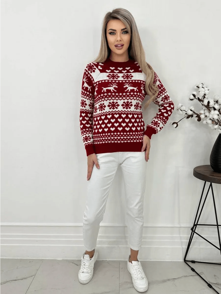 Emmalee Christmas SweaterOtherCelidiorCelidiorCJNSSYMY02698-Red-S