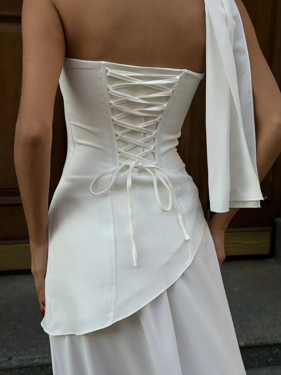 Fars Tube Top Off - shoulder Sleeveless DressApparel & Accessories > Clothing > Dresses > Maxi DressesCelidiorCelidiorCJLY233215701AZnull