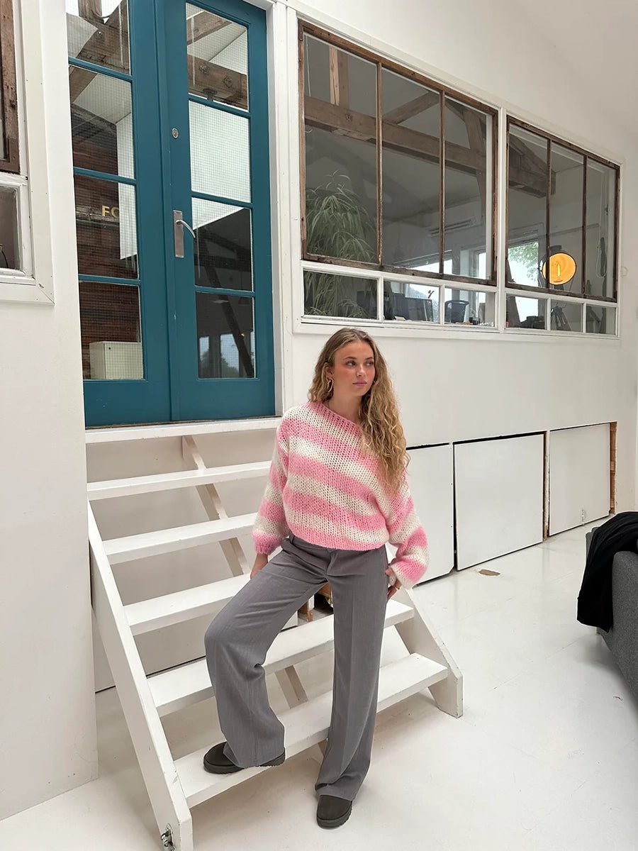 Jaida Loose Striped Pullover SweaterOtherCelidiorCelidiorCJMY211857810JQ