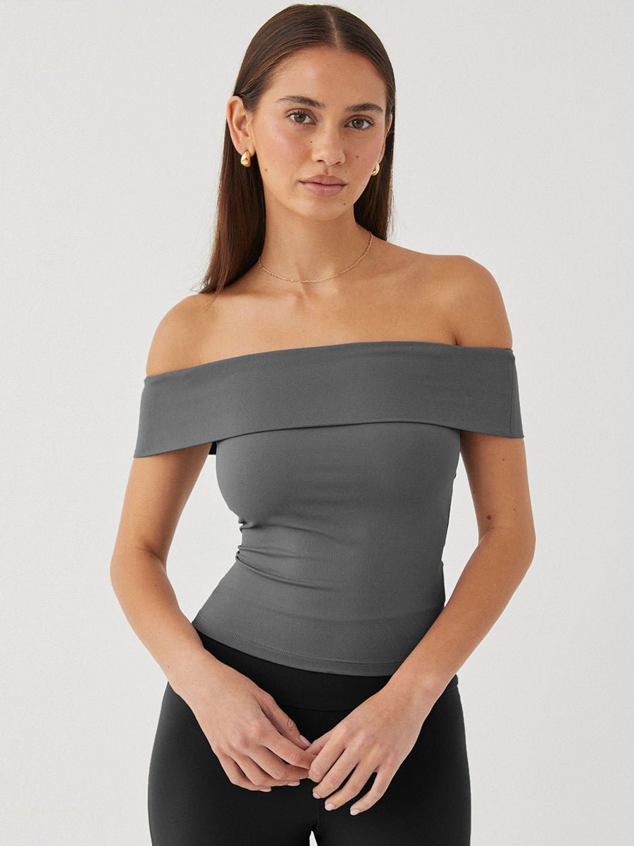 Kristy Tube Top Sexy T-shirt Off - shoulderOtherCelidiorCelidiorCJCS199823207GT