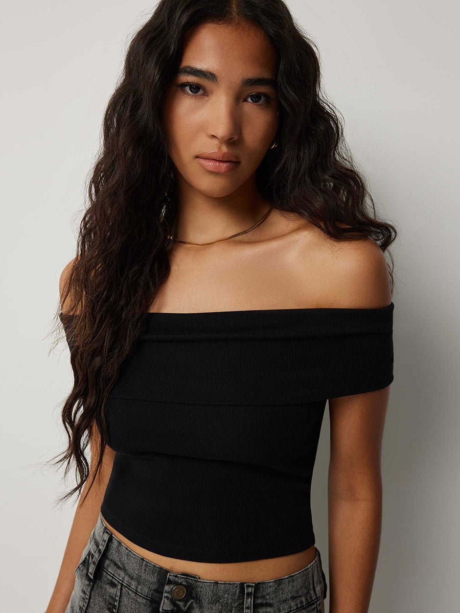 Kristy Tube Top Sexy T-shirt Off - shoulderOtherCelidiorCelidiorCJCS199823219SH