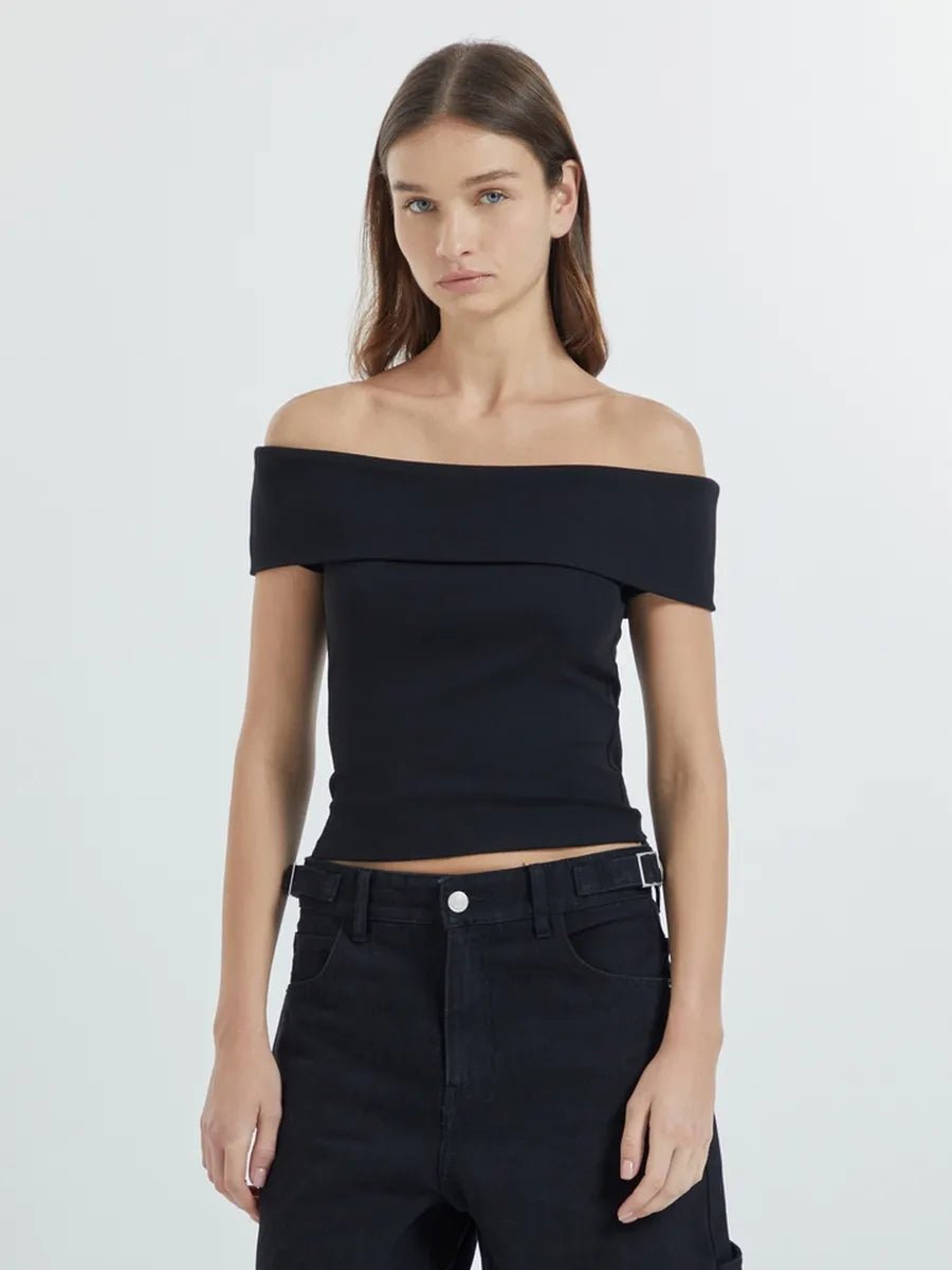 Kristy Tube Top Sexy T-shirt Off - shoulderOtherCelidiorCelidiorCJCS199823219SH