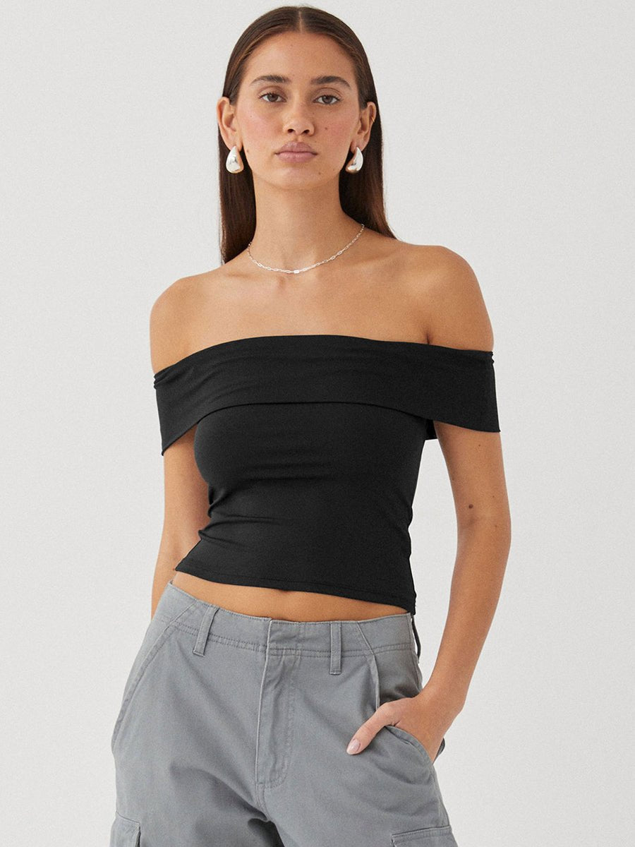 Kristy Tube Top Sexy T-shirt Off - shoulderOtherCelidiorCelidiorCJCS199823219SH