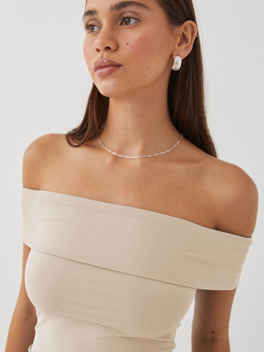 Kristy Tube Top Sexy T-shirt Off - shoulderOtherCelidiorCelidiorCJCS199823223WD