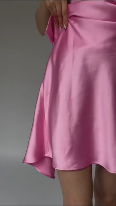 Mian Satin Long Dresses Elegant Sleeveless (5).mp4