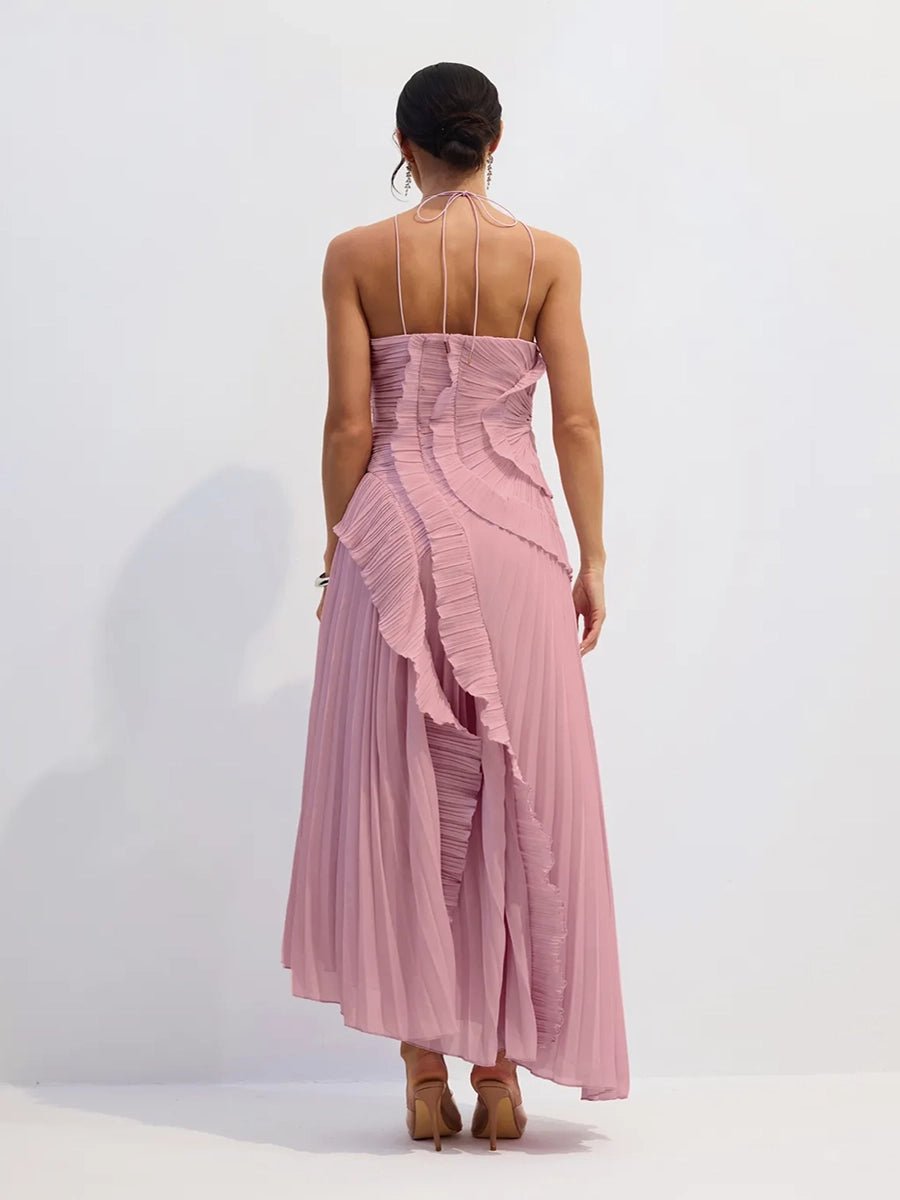 Sitara Women Strapless Sexy Backless Slit Tassel Elegant DressApparel & Accessories > Clothing > Dresses > Cocktail DressesCelidiorCelidiorCJYD277980103CXnull