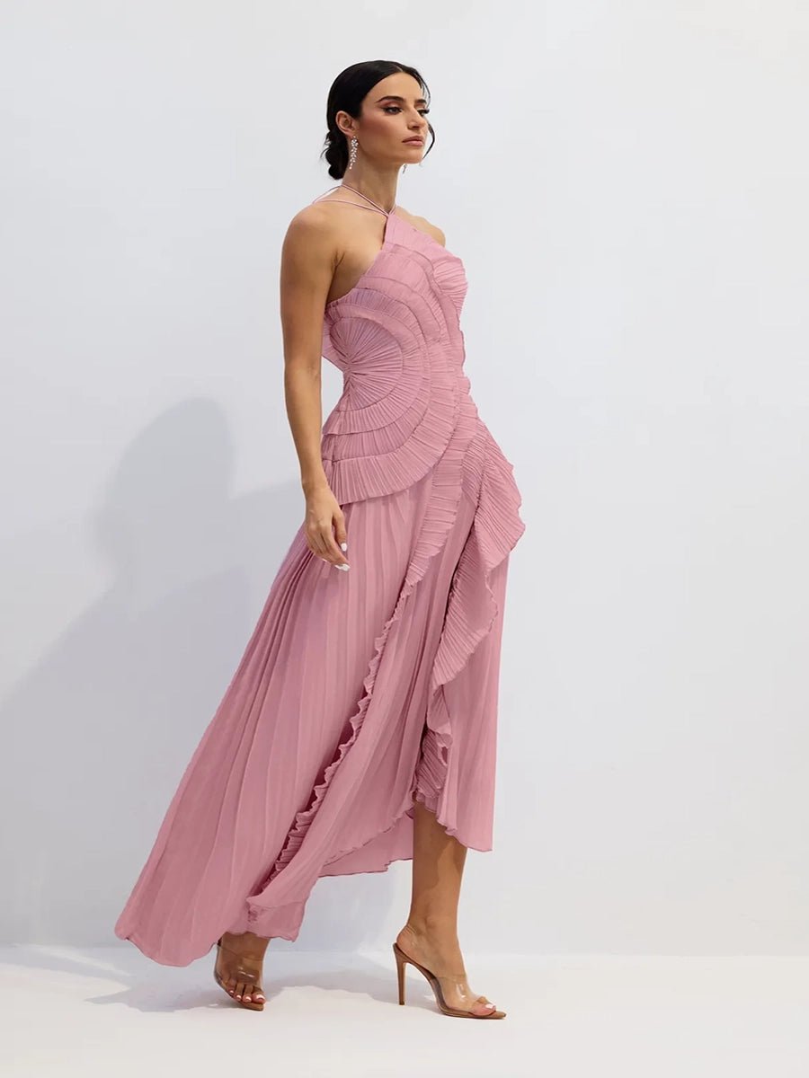 Sitara Women Strapless Sexy Backless Slit Tassel Elegant DressApparel & Accessories > Clothing > Dresses > Cocktail DressesCelidiorCelidiorCJYD277980103CXnull